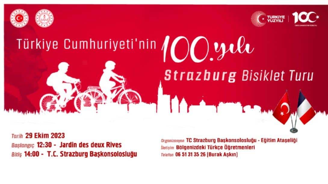 Türkiye Cumhuriyetinin 100.Yılı Strazburg Bisiklet Turu